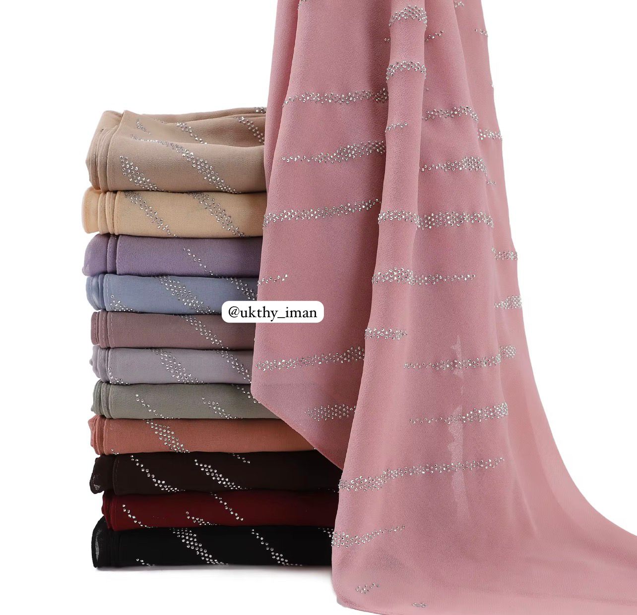 HIJAB CHIFFON GLITTER