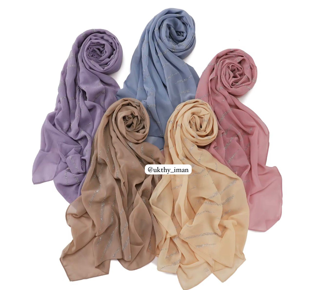 HIJAB CHIFFON GLITTER